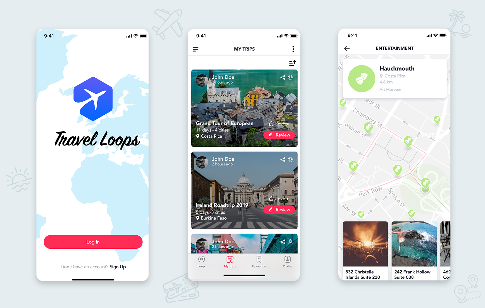 Digital Story-telling and Travelling Guide App